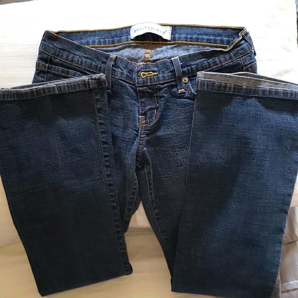 Low rise flare jeans